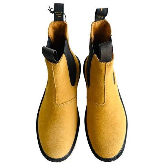 Sorel Women's Hi Line Chelsea Boot Geo Yellow Suede Size 8 NEW - Picture 4 of 9